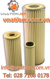 oil filter cartridge / coarse pre-filtration / cellulose fiber / for filters