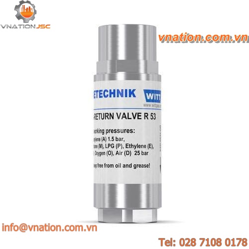 gas check valve
