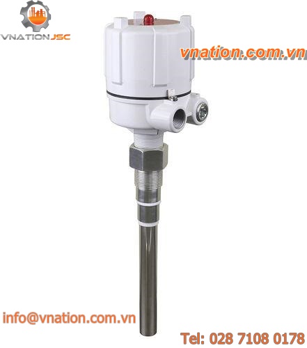 capacitive level sensor / bulk solids / for vessels / stainless steel