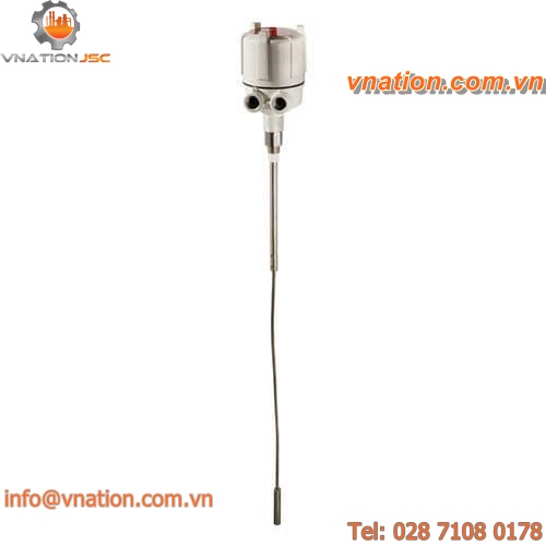 capacitive level probe / for solids / flexible