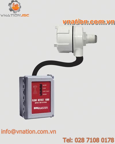 Doppler ultrasonic flow switch / for solids / in-line / for the food industry