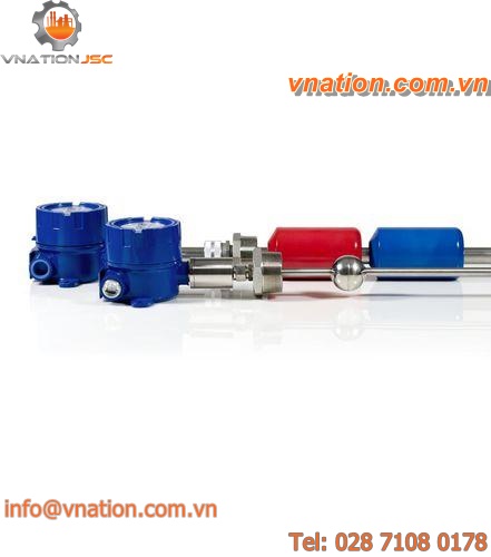 magnetostrictive level sensor / for liquids / for harsh environments / compact
