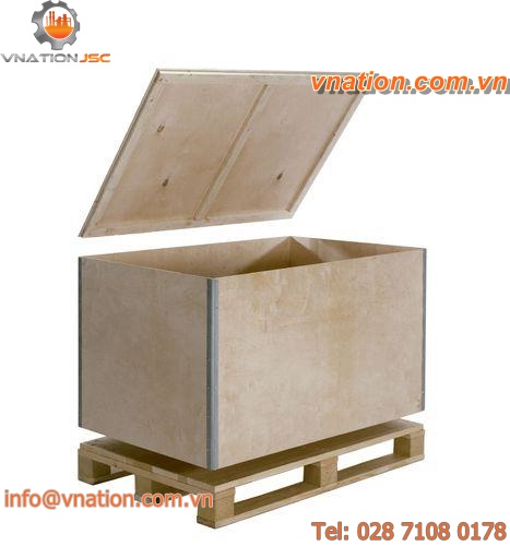 plywood pallet box / for export / reusable