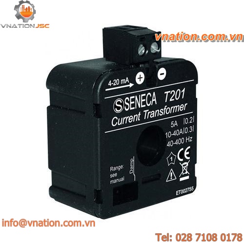 AC current transducer / DIN rail / voltage / power