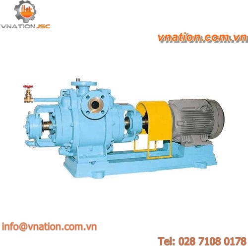 liquid ring vacuum pump / lubricated / single-stage / belt-drive