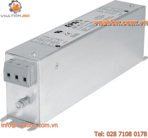 low leakage current electronic filter / compact / RFI / AC