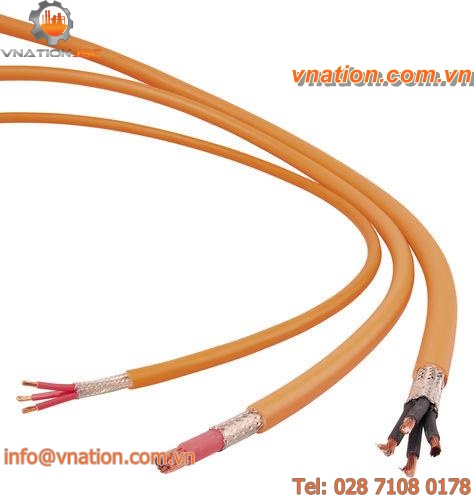 high-voltage cable / multi-conductor / insulated / for automotive applications