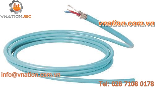 data transmission cable / multi-conductor / halogen-free / for train communication networks