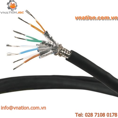 data transmission cable / ultra heavy-duty / long-life / flexible