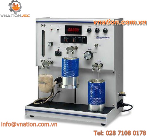 air analyzer / sorption / thermal conductivity / automatic
