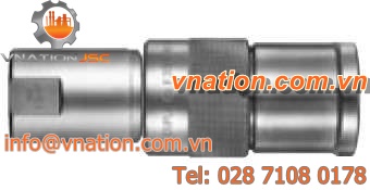 push-to-connect fitting / straight / steel / high-pressure