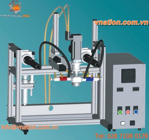 resin mixer-dispenser / manual / flow-regulated / gear