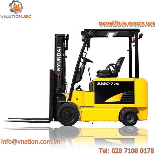 electric forklift / ride-on / cushion tire / counterbalanced