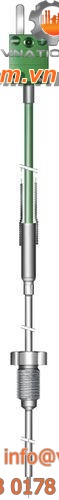 thermocouple temperature probe / with thermocouple output / for exhaust gas