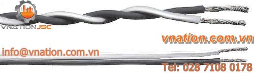 thermocouple cable / multi-conductor / insulated / silicone-insulated