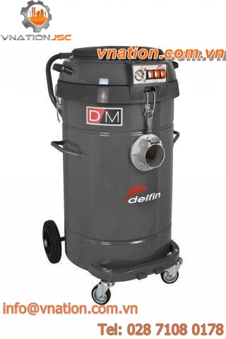 wet and dry vacuum cleaner / single-phase / industrial / stainless steel
