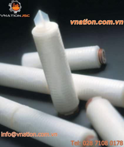 liquid filter cartridge / sterilization / polypropylene / membrane