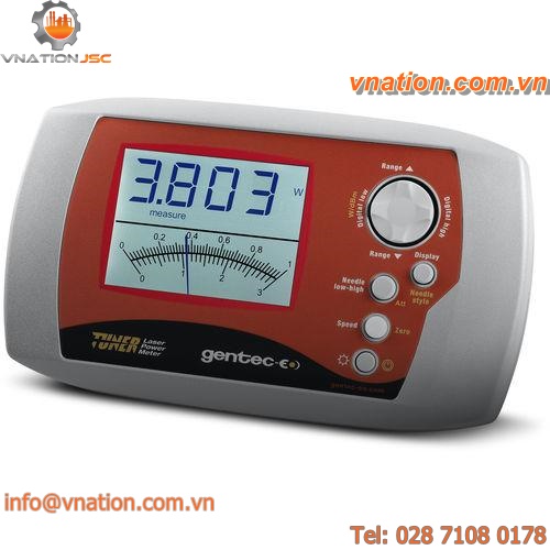 optical power/energy meter with digital needle