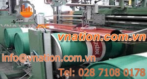 automatic screen printing machine / two-color / for drums