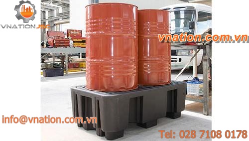 2-drum spill pallet / plastic