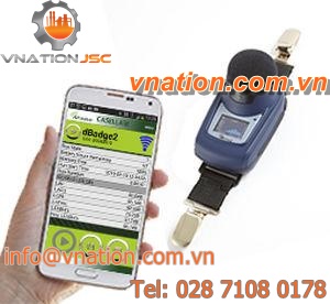 noise dosimeter / digital / personal / wireless