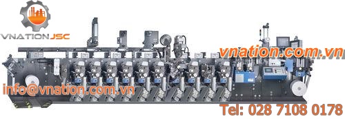 cold foil printing press / hot foil / flexographic / for labels