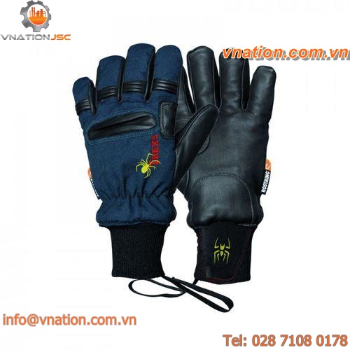 work glove / heat-resistant / anti-cut / aramid fiber