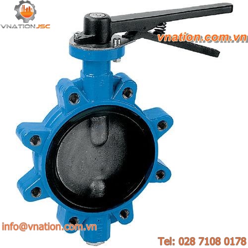 butterfly valve / lever / for water / lug type