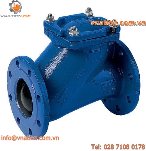 ball check valve / flange / for water / sewage