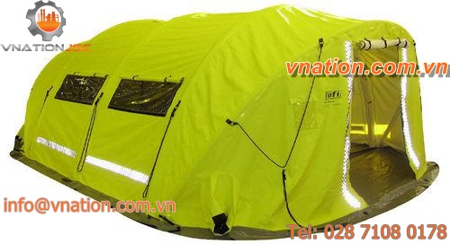 inflatable shelter / quick-change