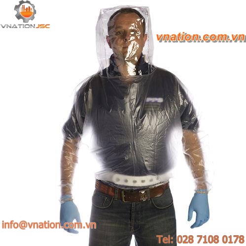 chemical protection coveralls / PVC / disposable