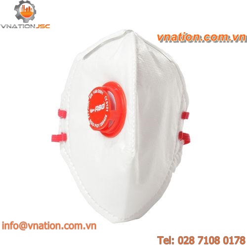 respiratory mask / with exhalation valve / disposable / welding