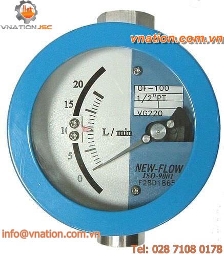 piston flow switch / for water / for oil / for liquids