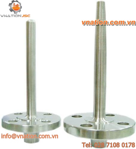 flange thermowell / stainless steel / for temperature sensors