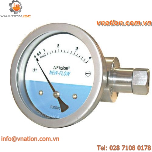 diaphragm pressure gauge / differential / dial / process