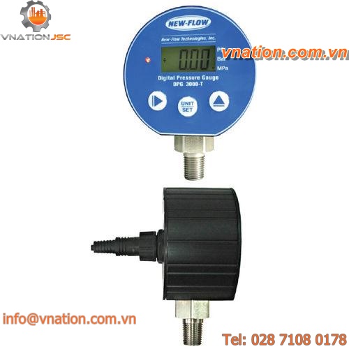 pressure gauge / Bourdon tube / digital / process