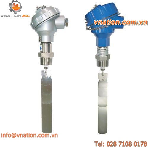 paddle flow switch / for liquids / explosion-proof / stainless steel