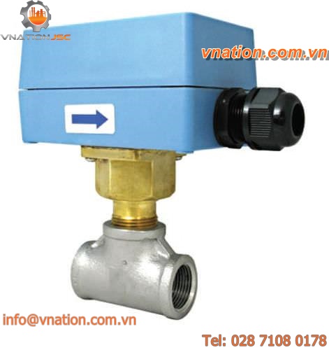paddle flow switch / for liquids / brass / stainless steel