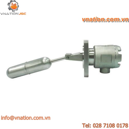 magnetic float level switch / for liquids / horizontal / stainless steel