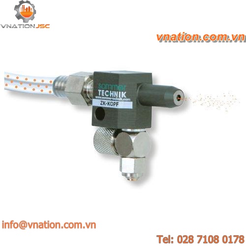 spray atomizing nozzle / compressed air / compact