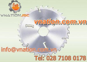 circular saw blade / tungsten carbide / for wood / heavy-duty