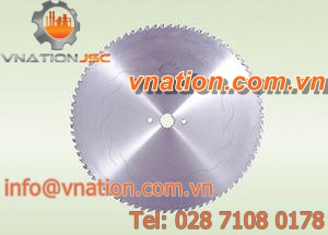 circular saw blade / tungsten carbide / for wood / fine-toothed