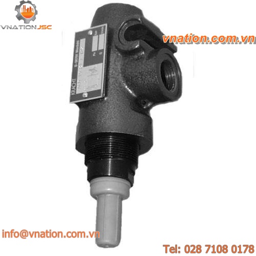 poppet relief valve
