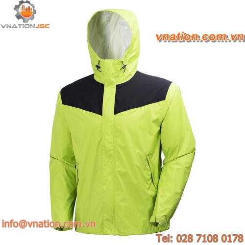 high-visibility jacket / polyamide / with hood / zip