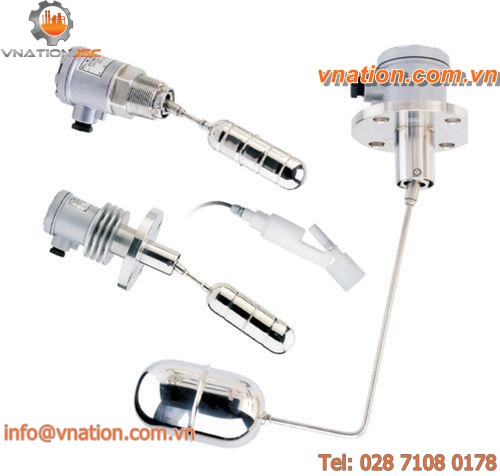 magnetic float level switch / for liquids / side-mount / high-temperature