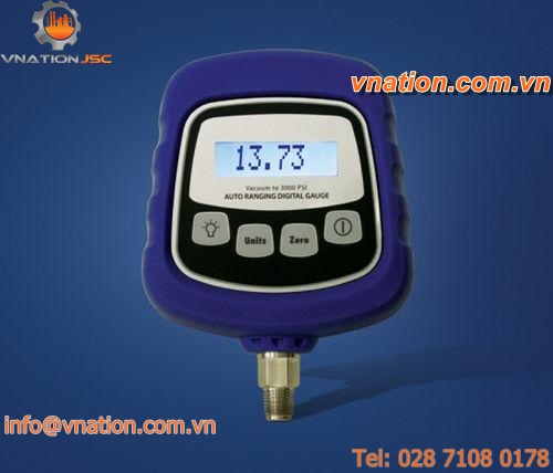 electronic pressure gauge / digital / laboratory