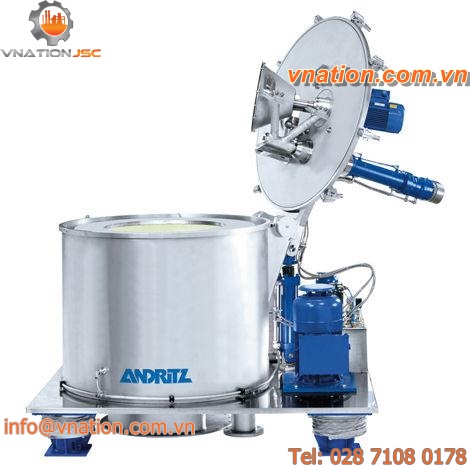 process centrifuge / cleaning / vertical / automatic peeler