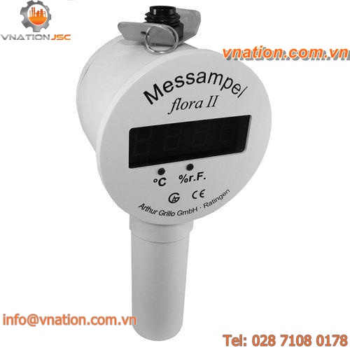 relative humidity transmitter / duct-mount / with digital output / with temperature measurement