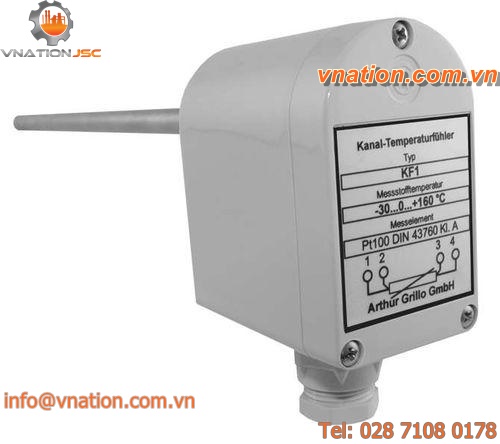 Pt100 temperature probe / Pt1000 / duct / air duct