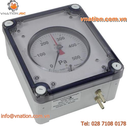 diaphragm pressure indicator / differential / dial / IP66